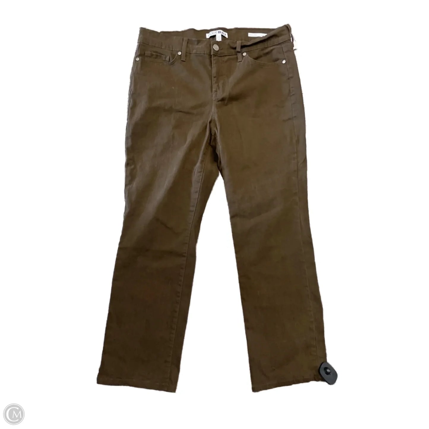 Jeans Straight By Code Blue In Brown, Size: 12p