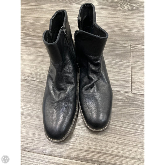 Boots Leather By Franco Sarto In Black, Size: 8