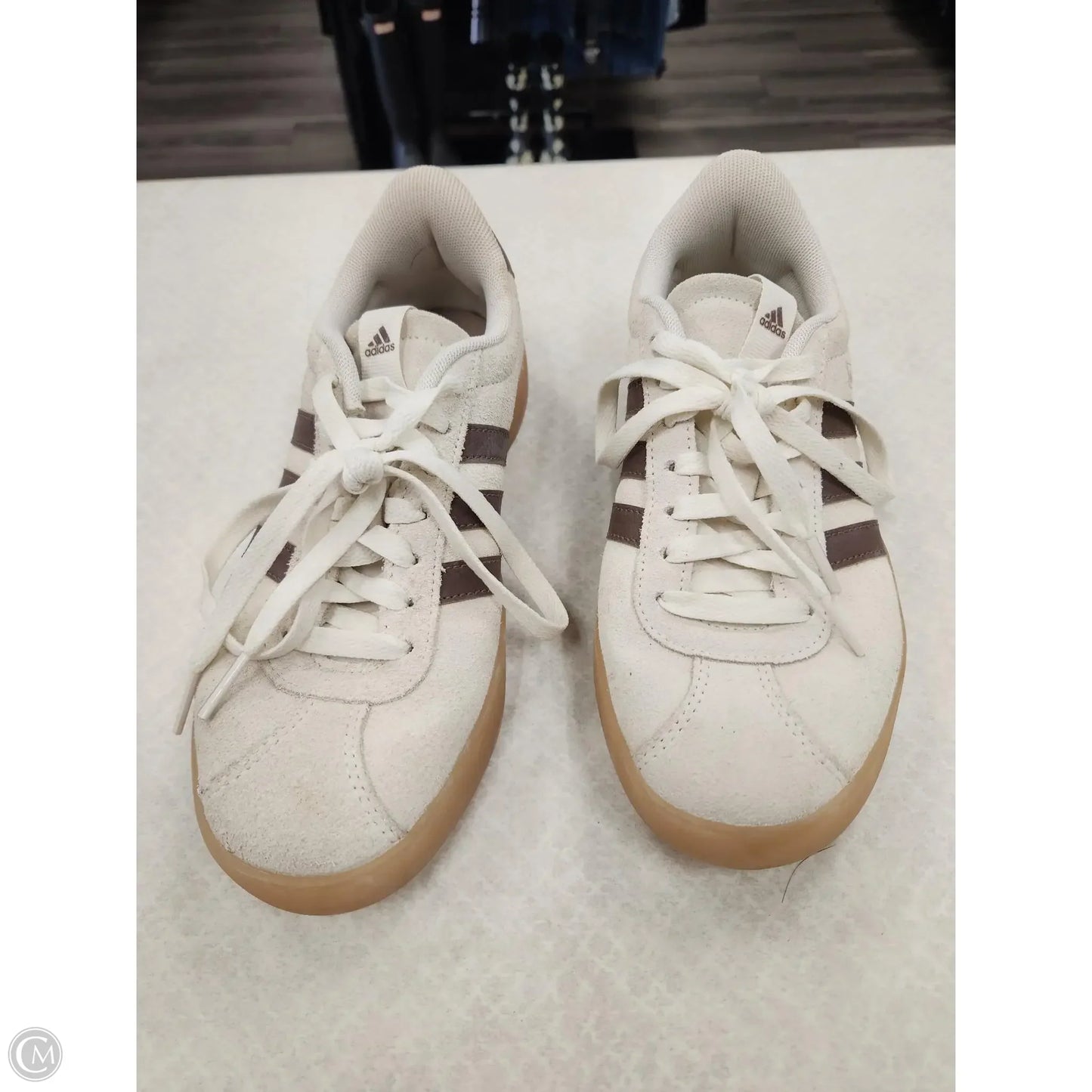 Shoes Sneakers By Adidas In Cream, Size: 6.5