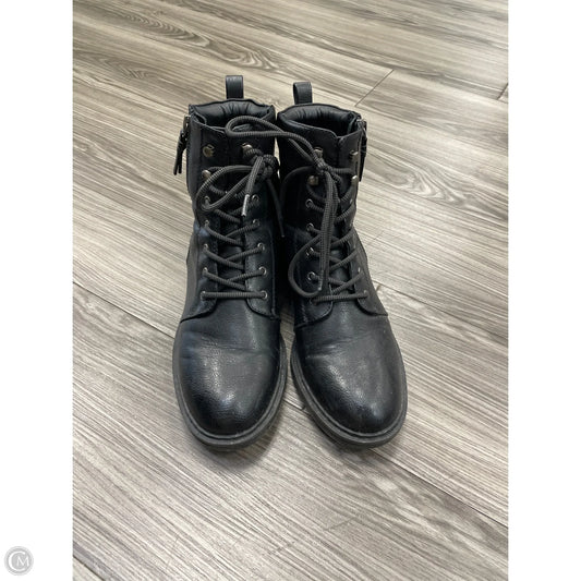 Boots Combat By Bare Traps In Black, Size: 9