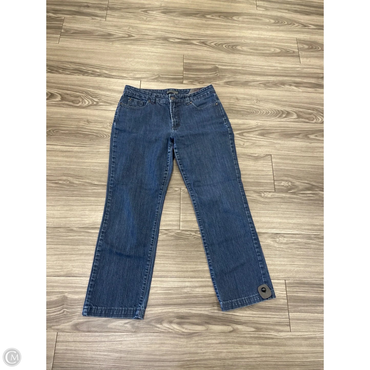 Jeans Wide Leg By Nine West In Blue, Size: 12