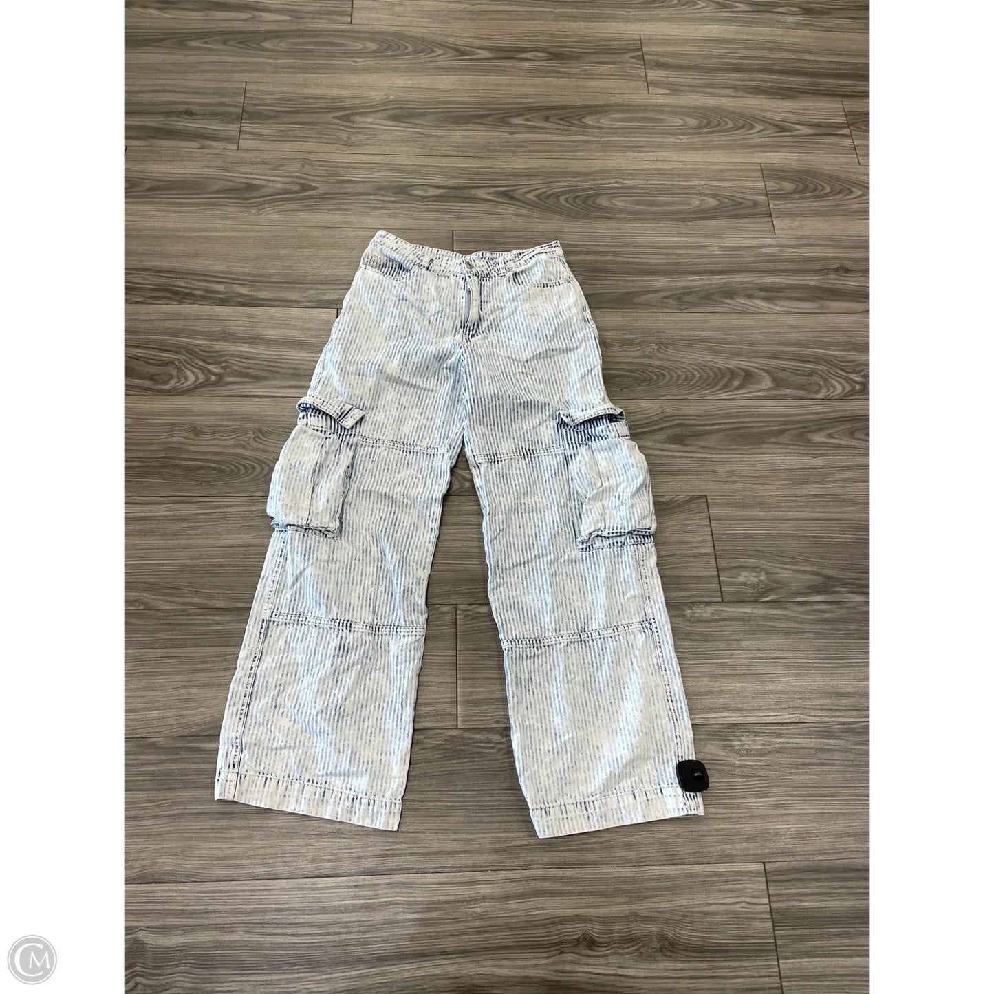 Jeans Wide Leg By Altard State In Striped Pattern, Size: S