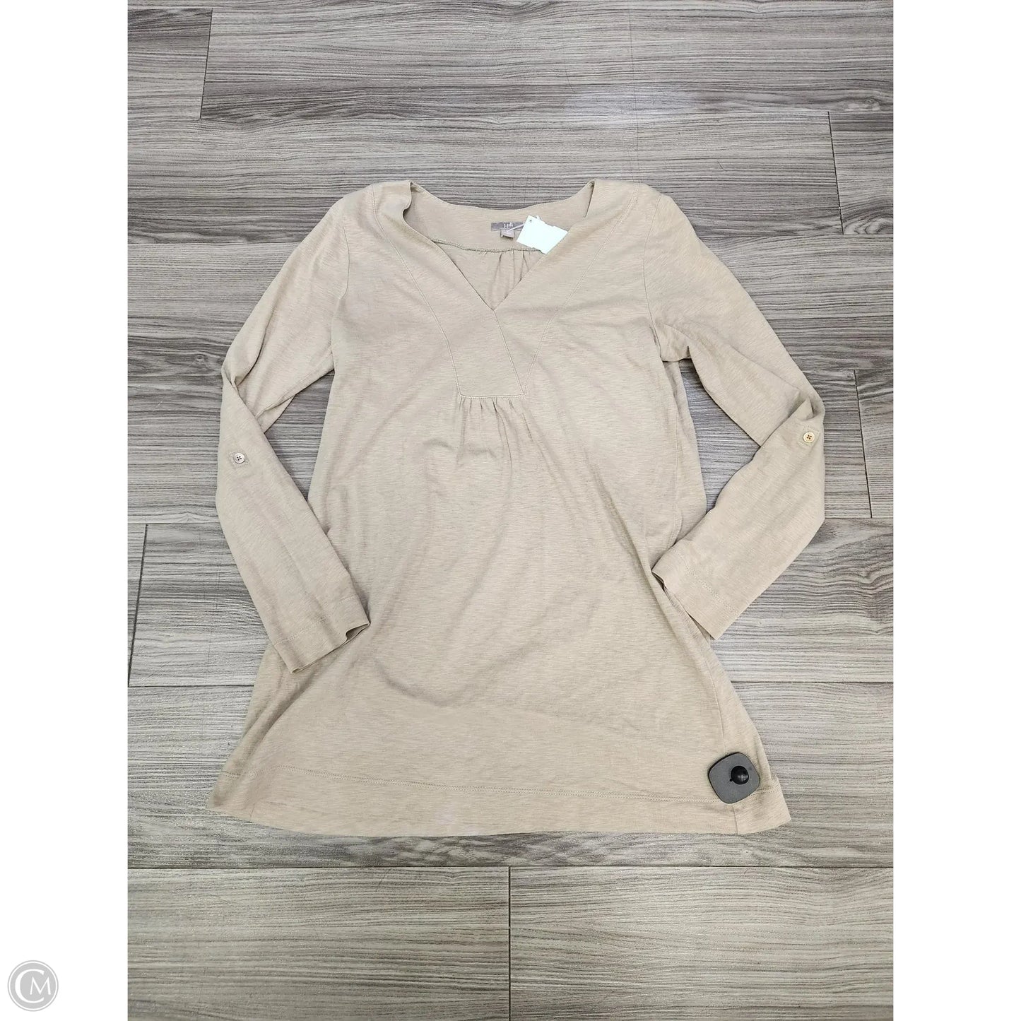 Tunic Long Sleeve By J. Jill In Tan, Size: S