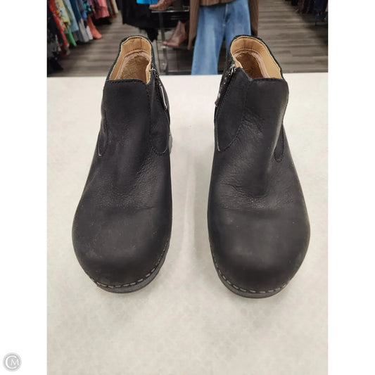 Boots Ankle Heels By Dansko In Black, Size: 9