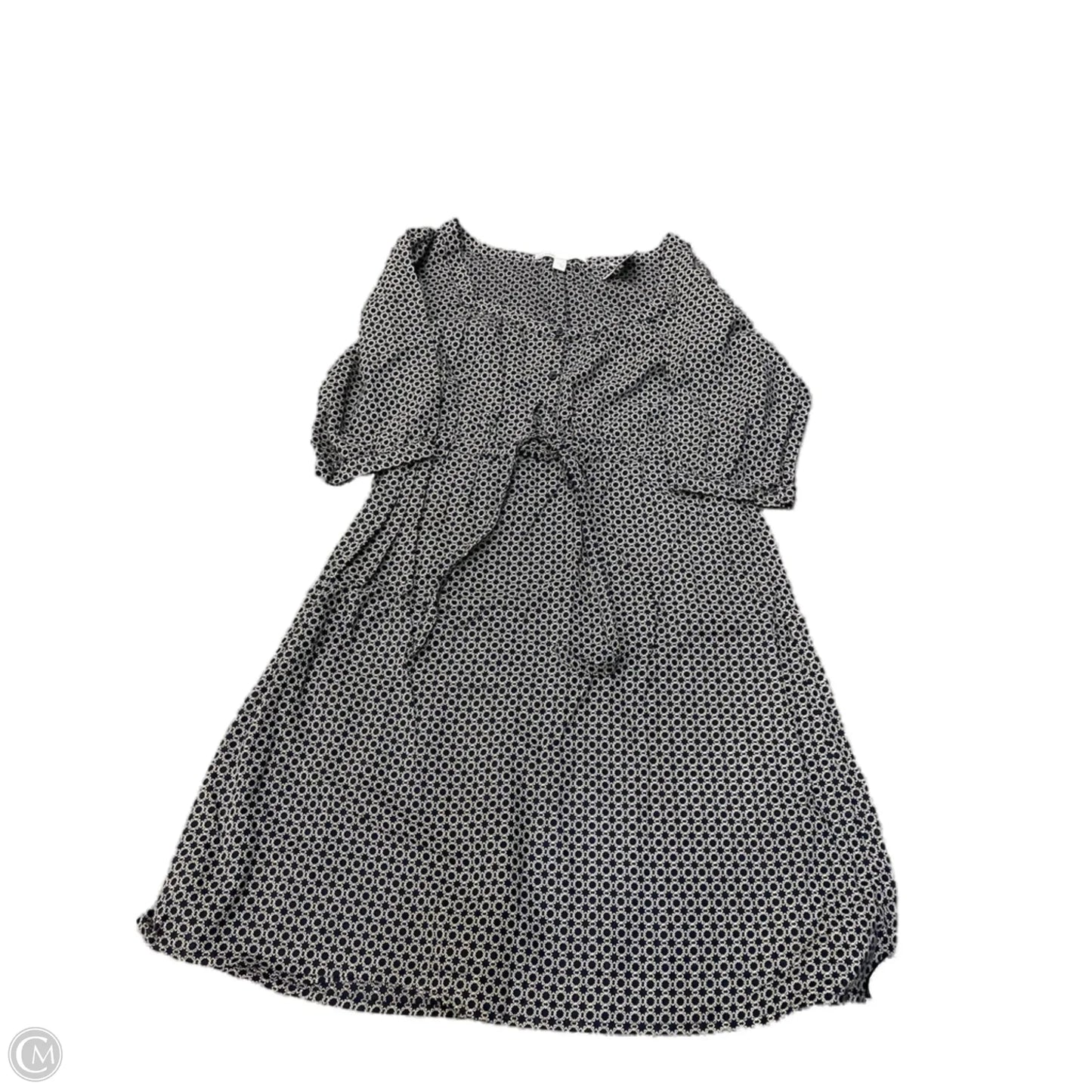 Dress Casual Short By Old Navy In Blue & White, Size: M