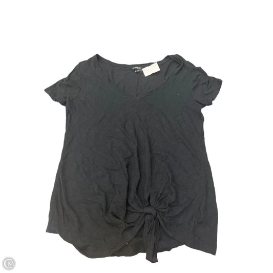 Top Short Sleeve Basic By Express In Black, Size: M