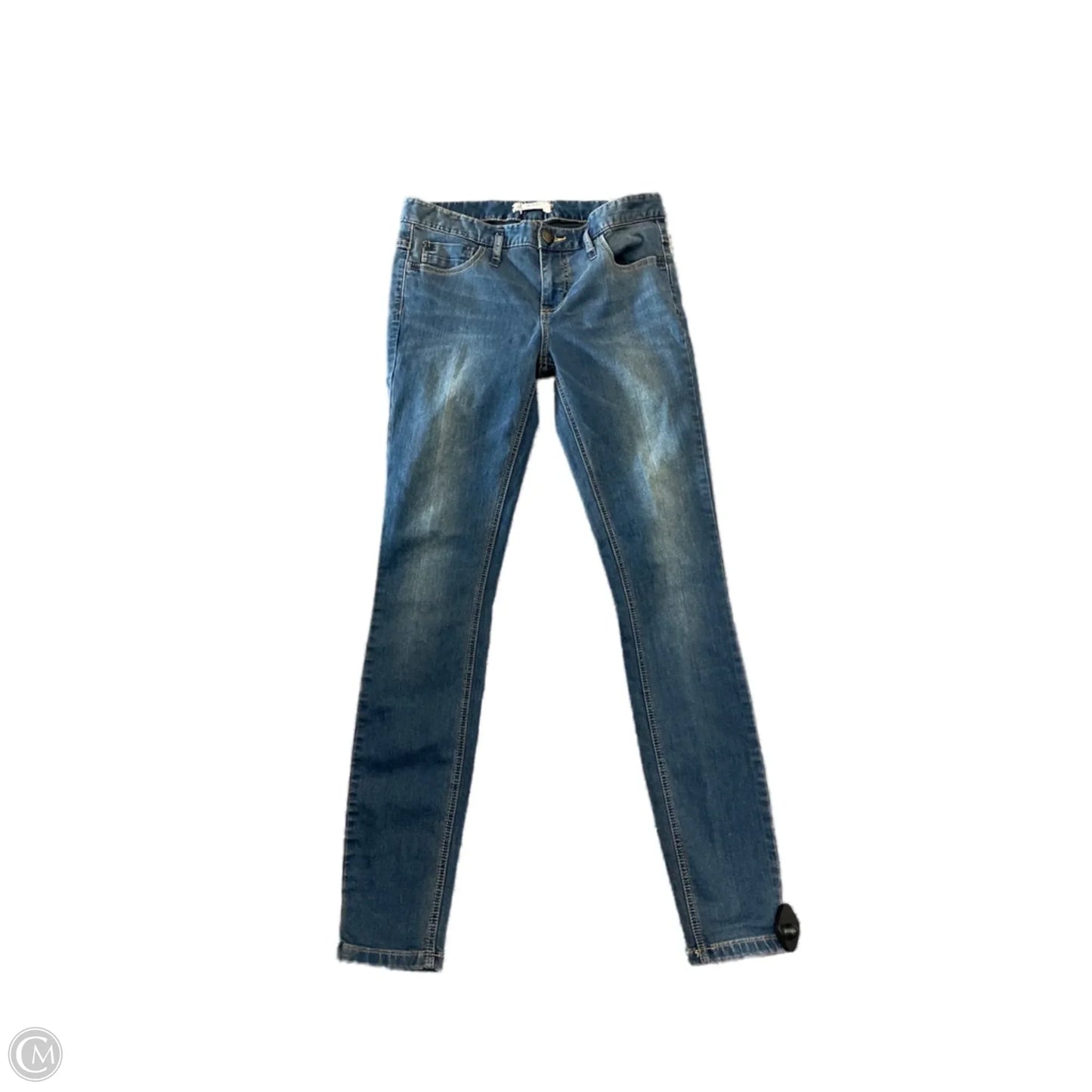 Jeans Skinny By Free People In Blue Denim, Size: 6