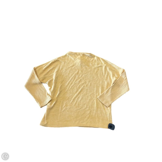 Top Long Sleeve By H&m In Yellow, Size: S