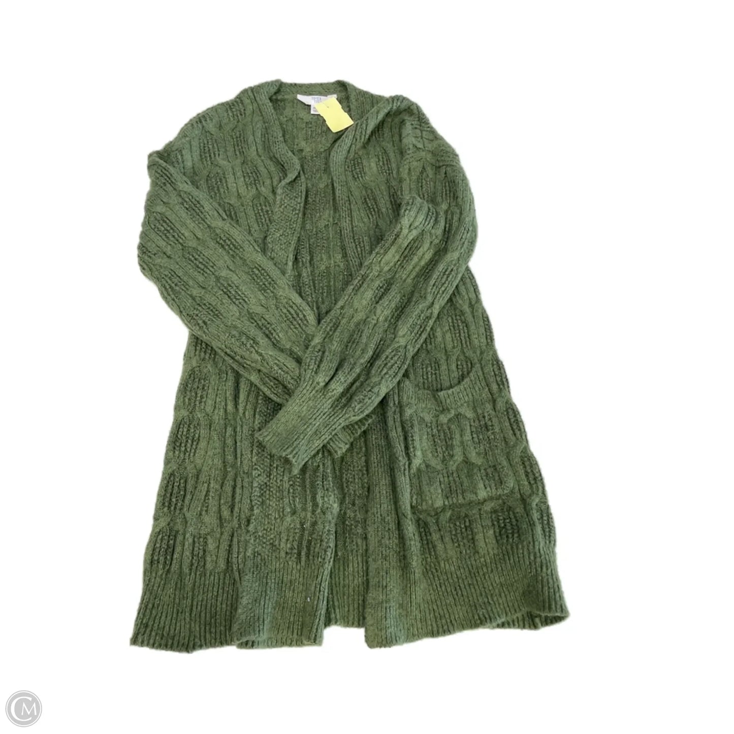 Cardigan By Time And Tru In Green, Size: S
