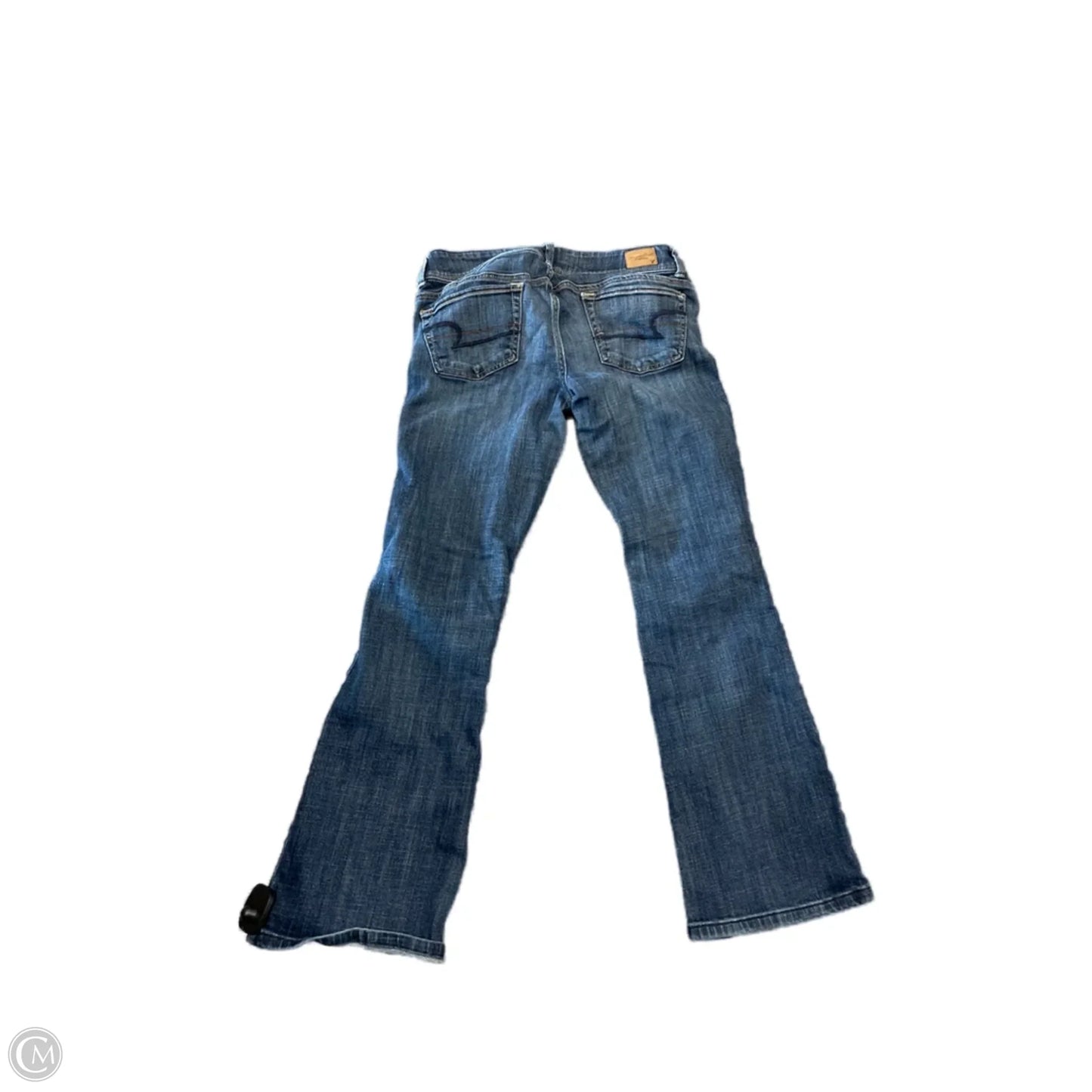 Jeans Boot Cut By American Eagle In Blue Denim, Size: 4p