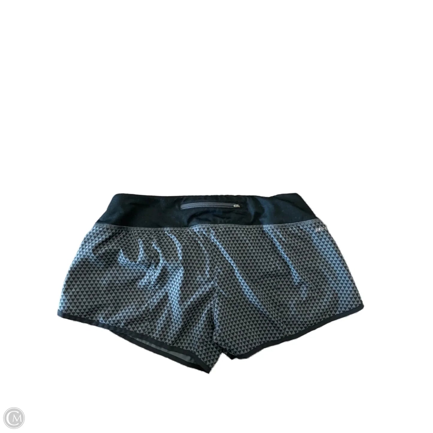 Athletic Shorts By Nike In Black & Grey, Size: M