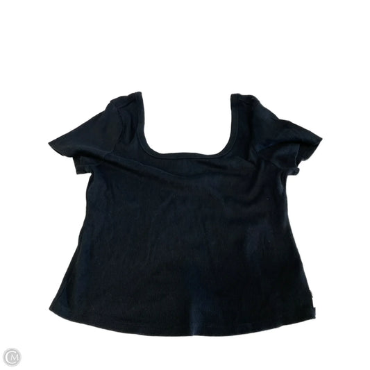 Top Short Sleeve Basic By Universal Thread In Black, Size: Xxl