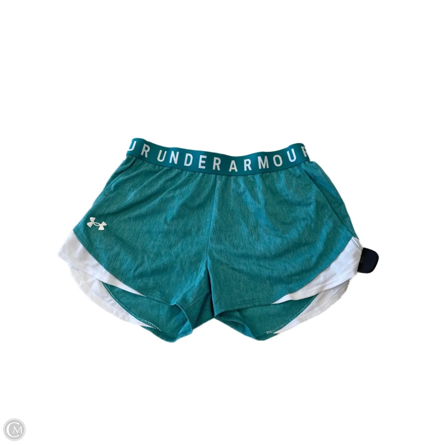 Athletic Shorts By Under Armour In Teal, Size: S