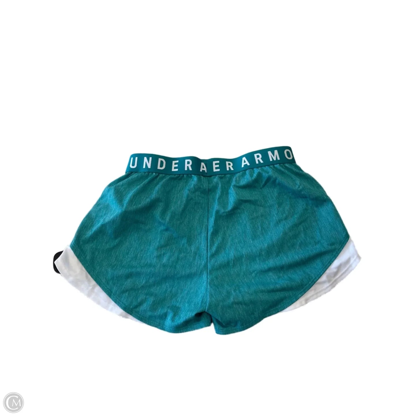 Athletic Shorts By Under Armour In Teal, Size: S