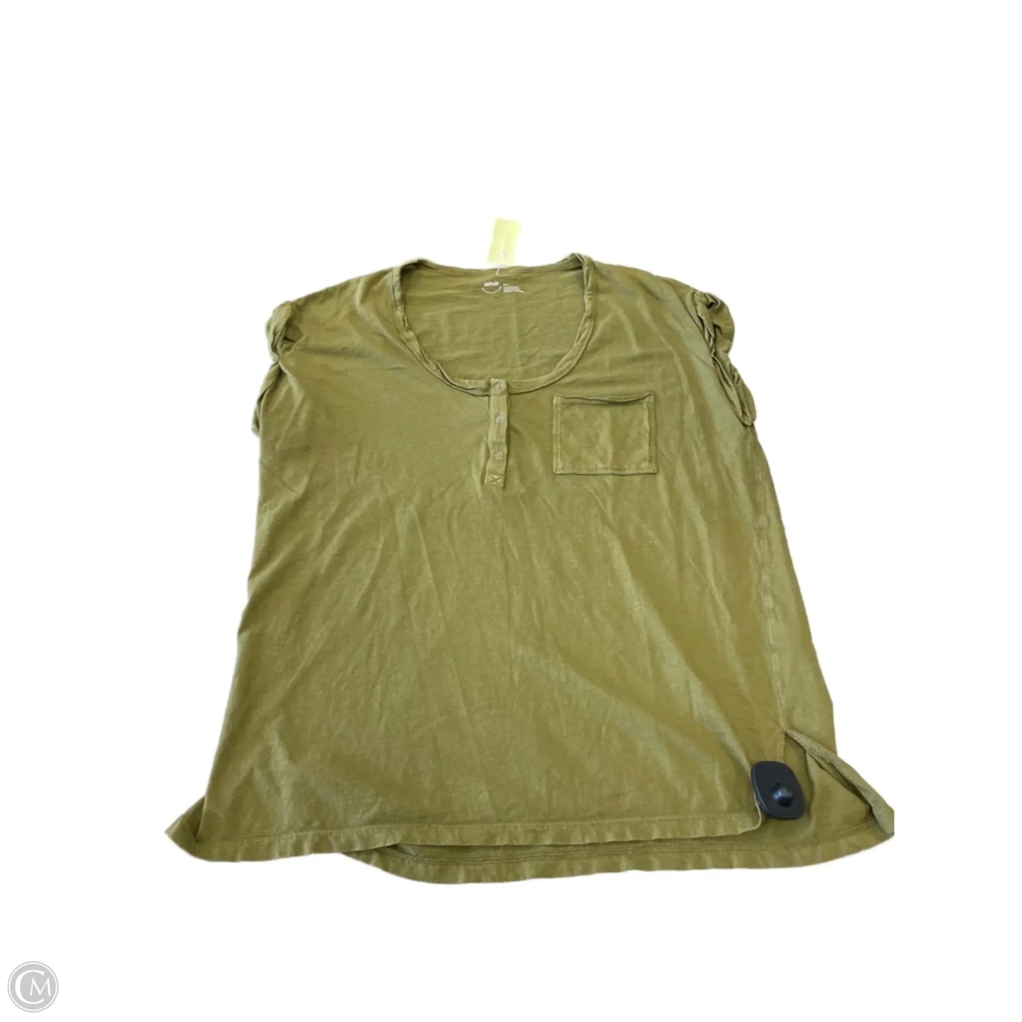 Top Short Sleeve Basic By Aerie In Green, Size: S