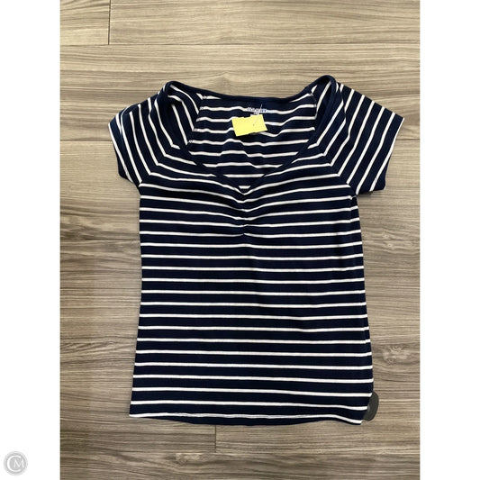 Top Short Sleeve By Old Navy In Striped Pattern, Size: L