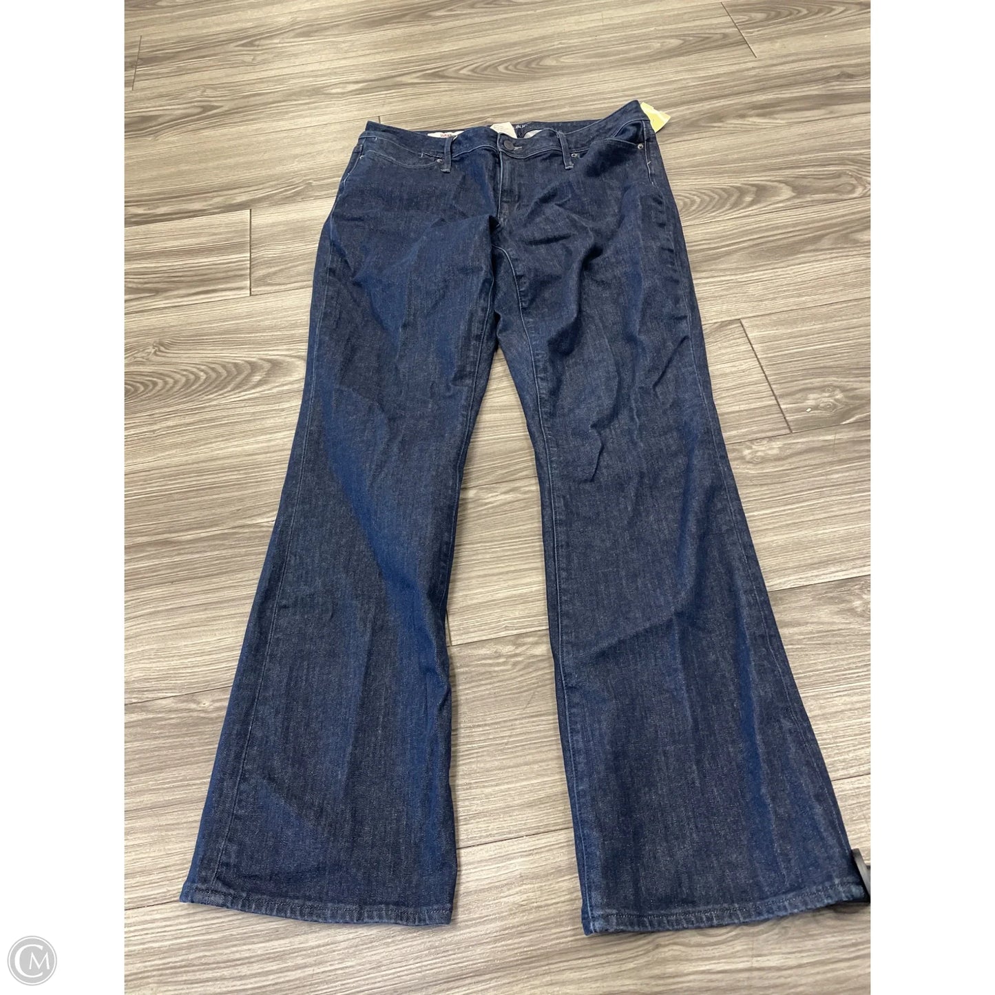 Jeans Boot Cut By Banana Republic In Blue Denim, Size: 12