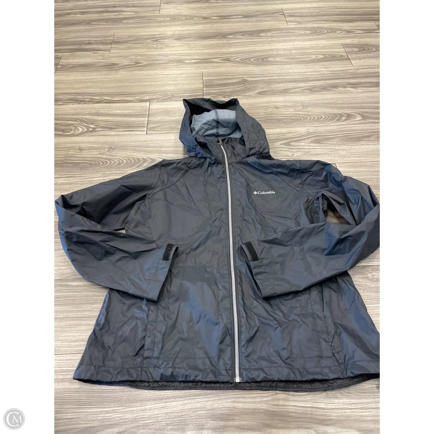 Jacket Windbreaker By Columbia In Black, Size: Xxl