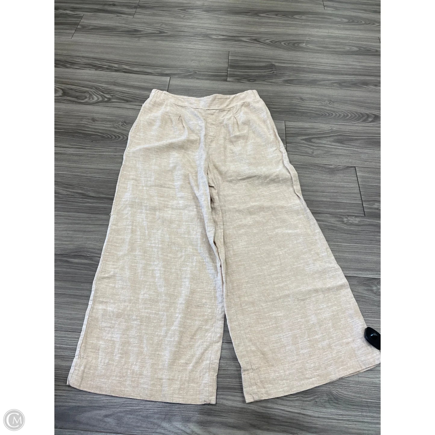 Pants Linen By Ella Moss In Cream, Size: S