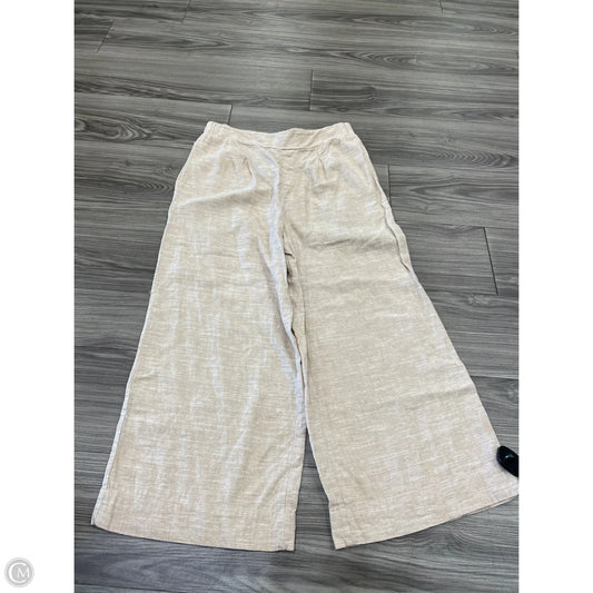 Pants Linen By Ella Moss In Cream, Size: S