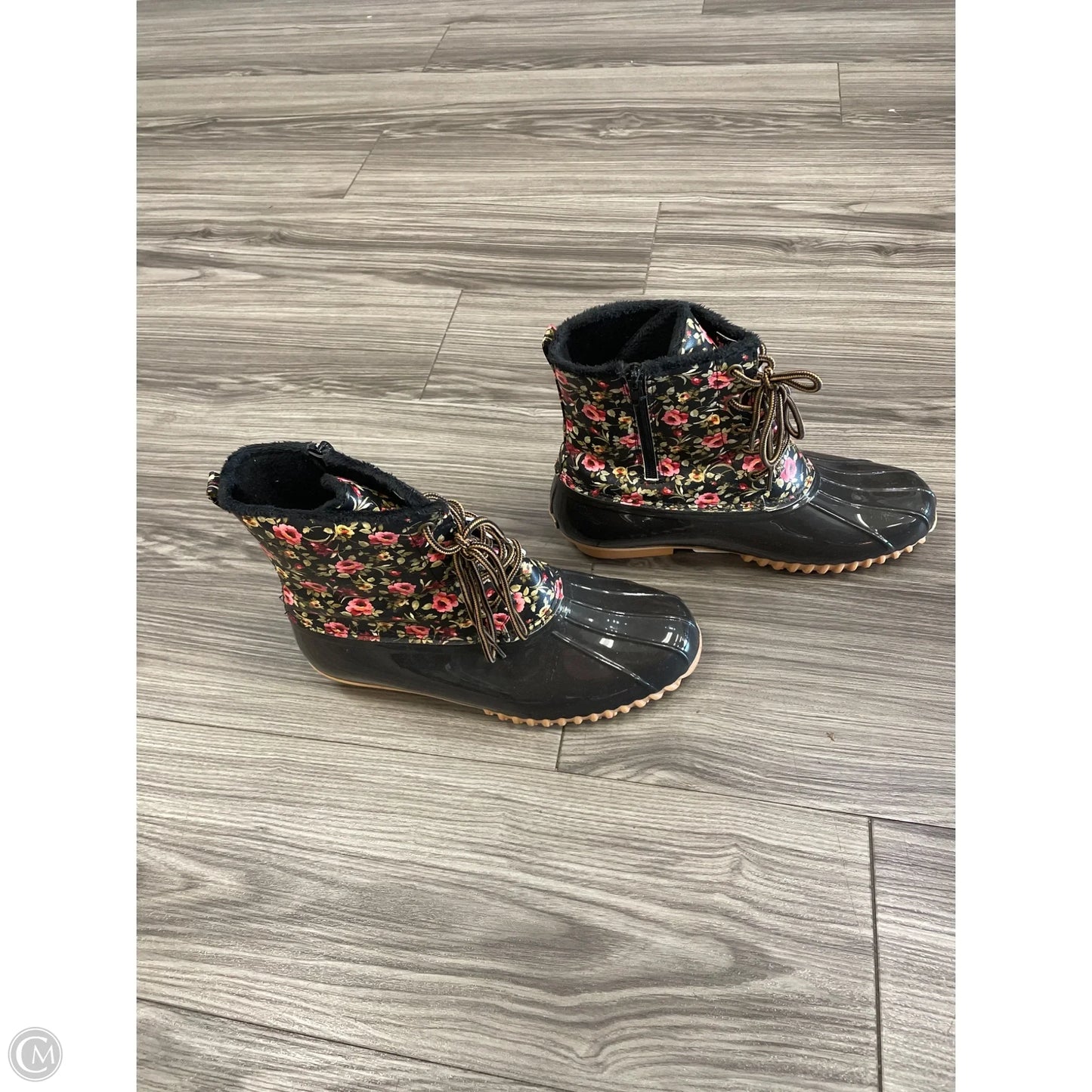 Boots Snow By Sporto In Floral Print, Size: 11