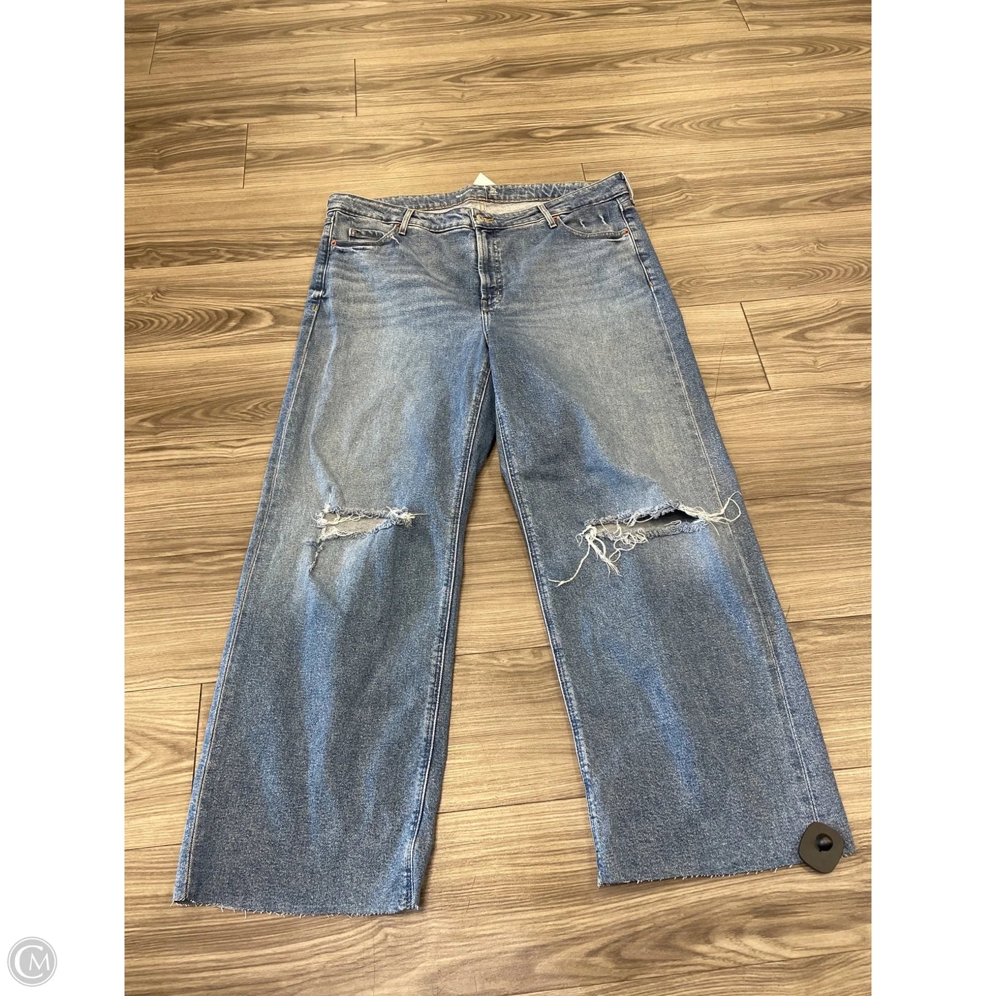 Jeans Wide Leg By Old Navy In Blue Denim, Size: 20