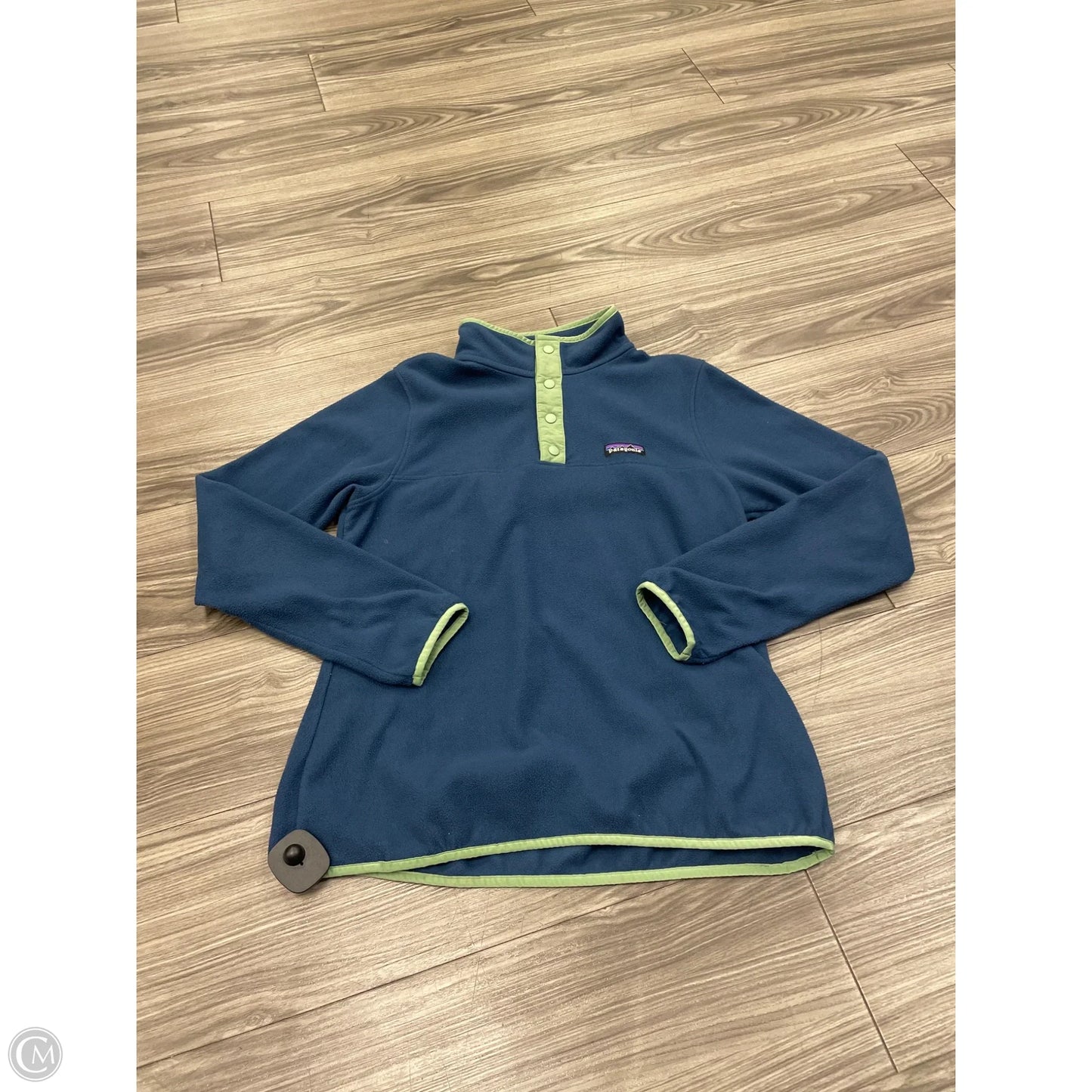 Top Long Sleeve By Patagonia In Blue, Size: M