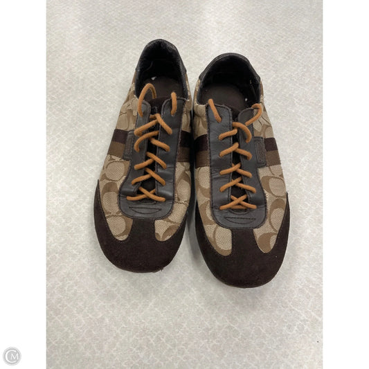 Shoes Designer By Coach In Brown, Size: 7.5