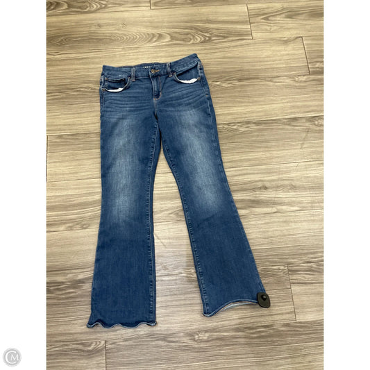 Jeans Boot Cut By American Eagle In Blue Denim, Size: 8