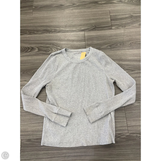 Top Long Sleeve Basic By Aerie In Grey, Size: Xl