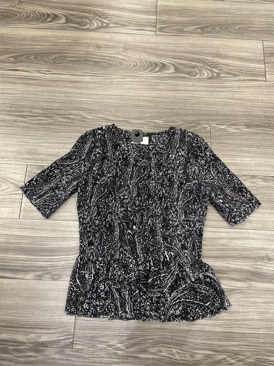 Top Short Sleeve By Inc In Multi-colored, Size: M