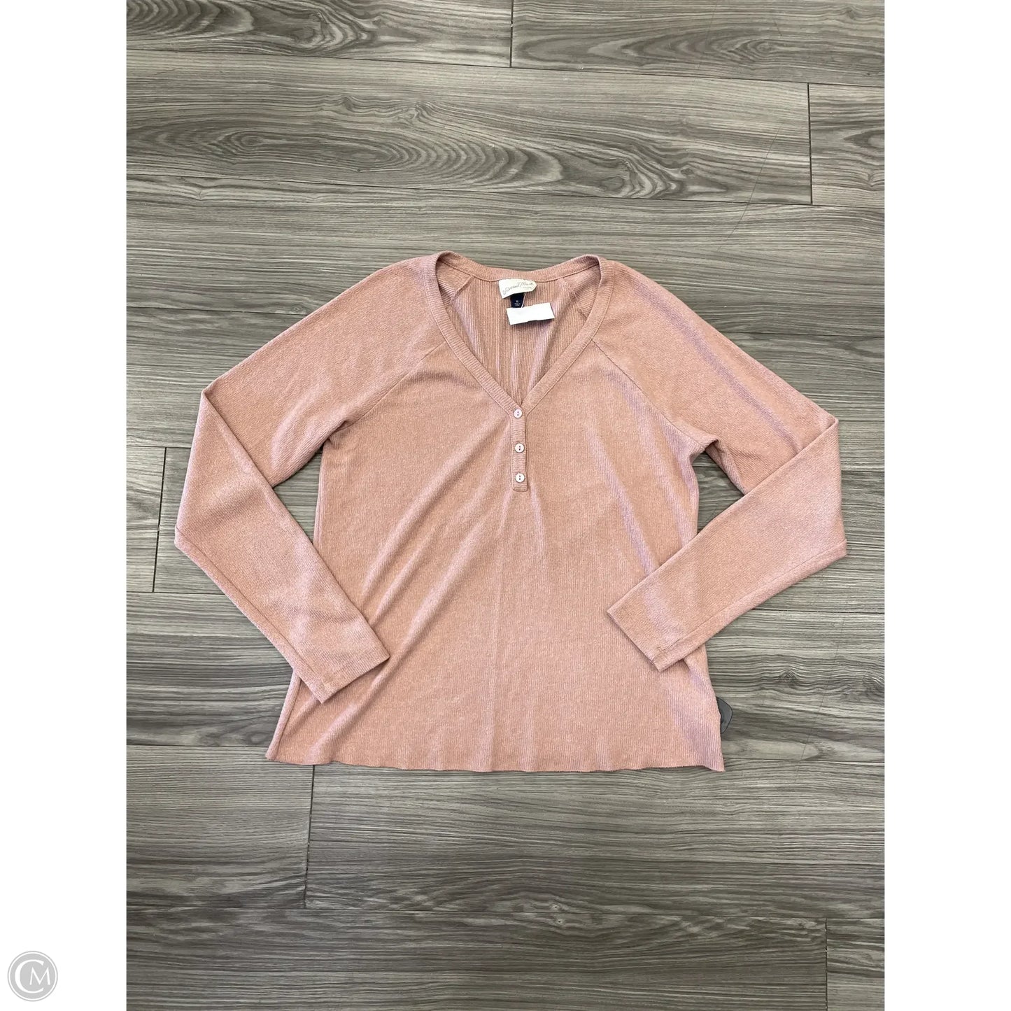 Top Long Sleeve By Universal Thread In Pink, Size: Xl