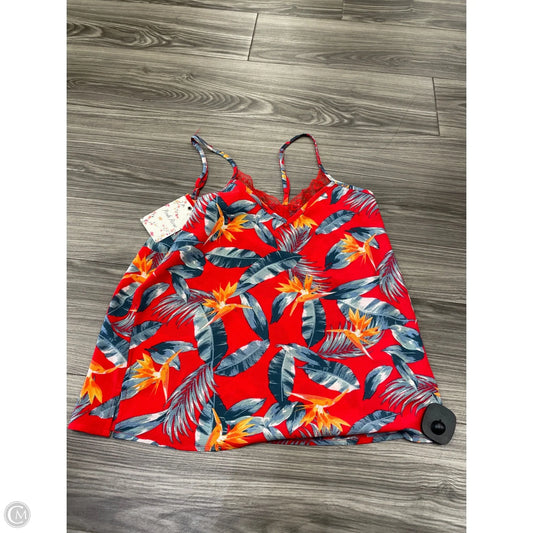 Tank Top By Pink Rose In Tropical Print, Size: S