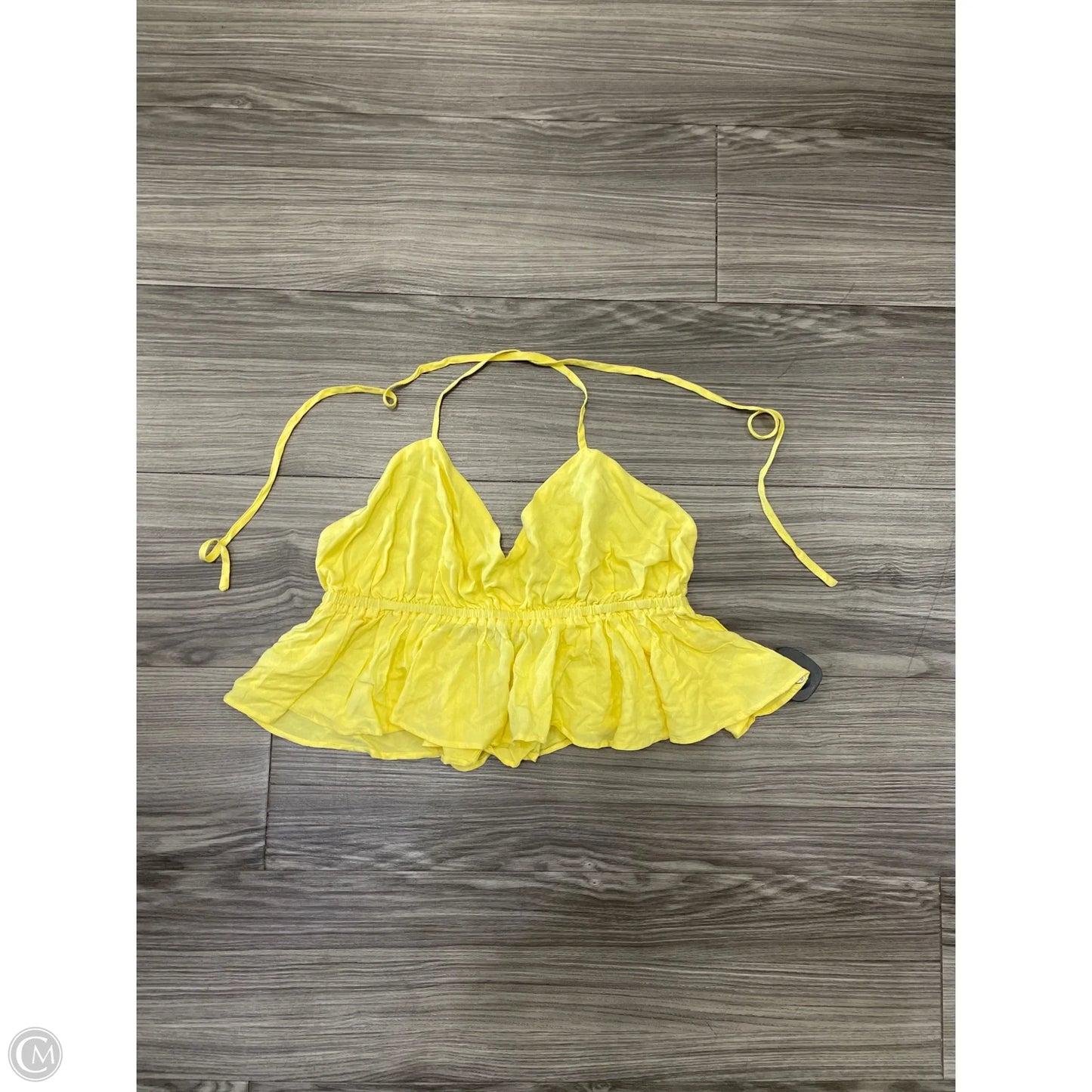 Tank Top By Shein In Yellow, Size: M