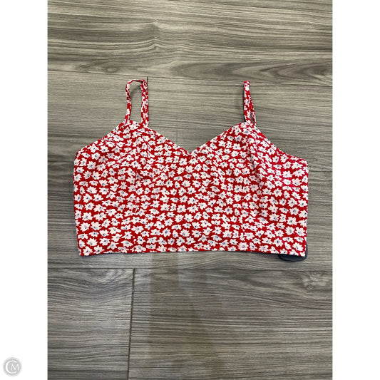 Tank Top By Shein In Floral Print, Size: L