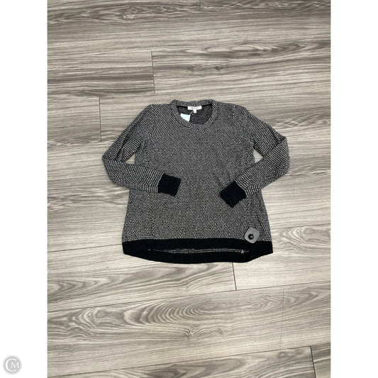 Sweater By Madewell In Black & Cream, Size: Xs
