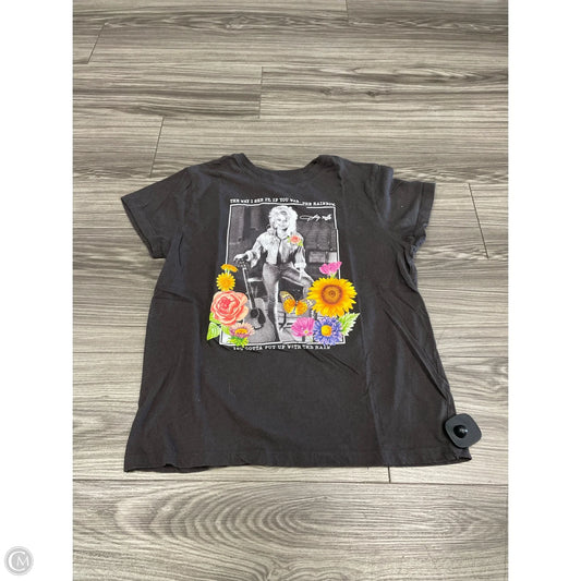 Top Short Sleeve By Clothes Mentor In Grey, Size: S