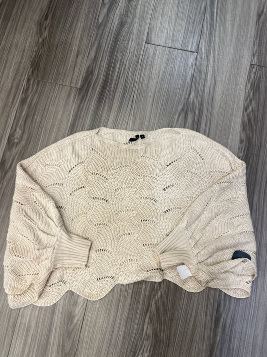 Sweater By Clothes Mentor In Tan, Size: S