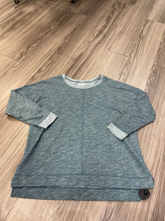 Top Long Sleeve By Old Navy In Blue, Size: Xl