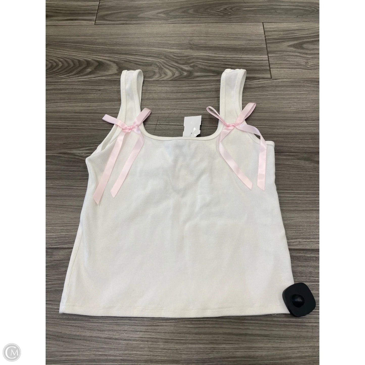 Tank Top By Forever 21 In White, Size: L