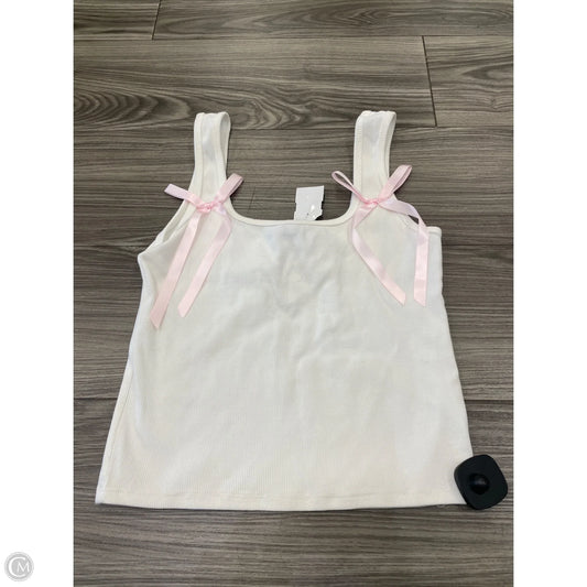 Tank Top By Forever 21 In White, Size: L