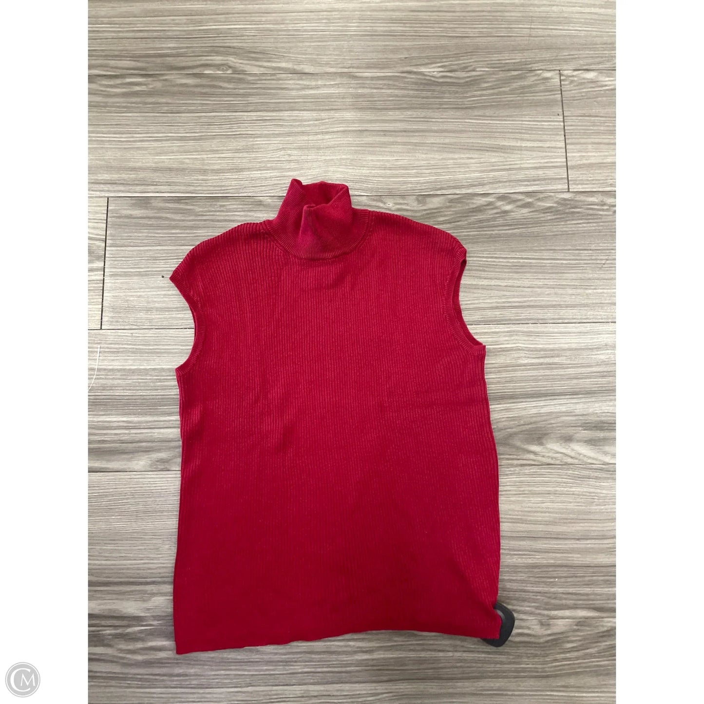 Top Sleeveless By Coldwater Creek In Red, Size: S