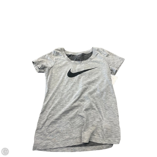 Top Short Sleeve By Nike In Grey, Size: Xs