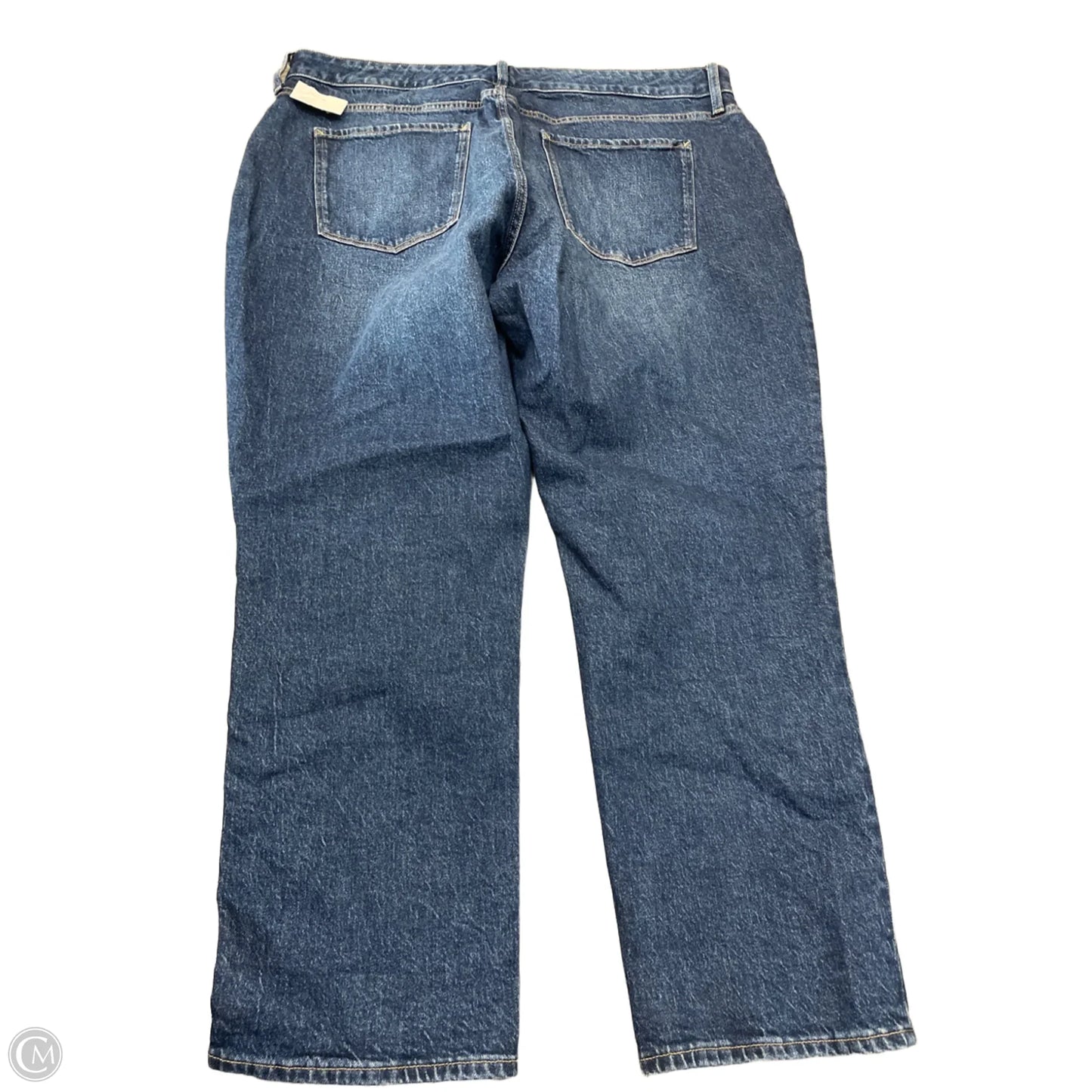 Jeans Straight By Ana In Blue Denim, Size: 20