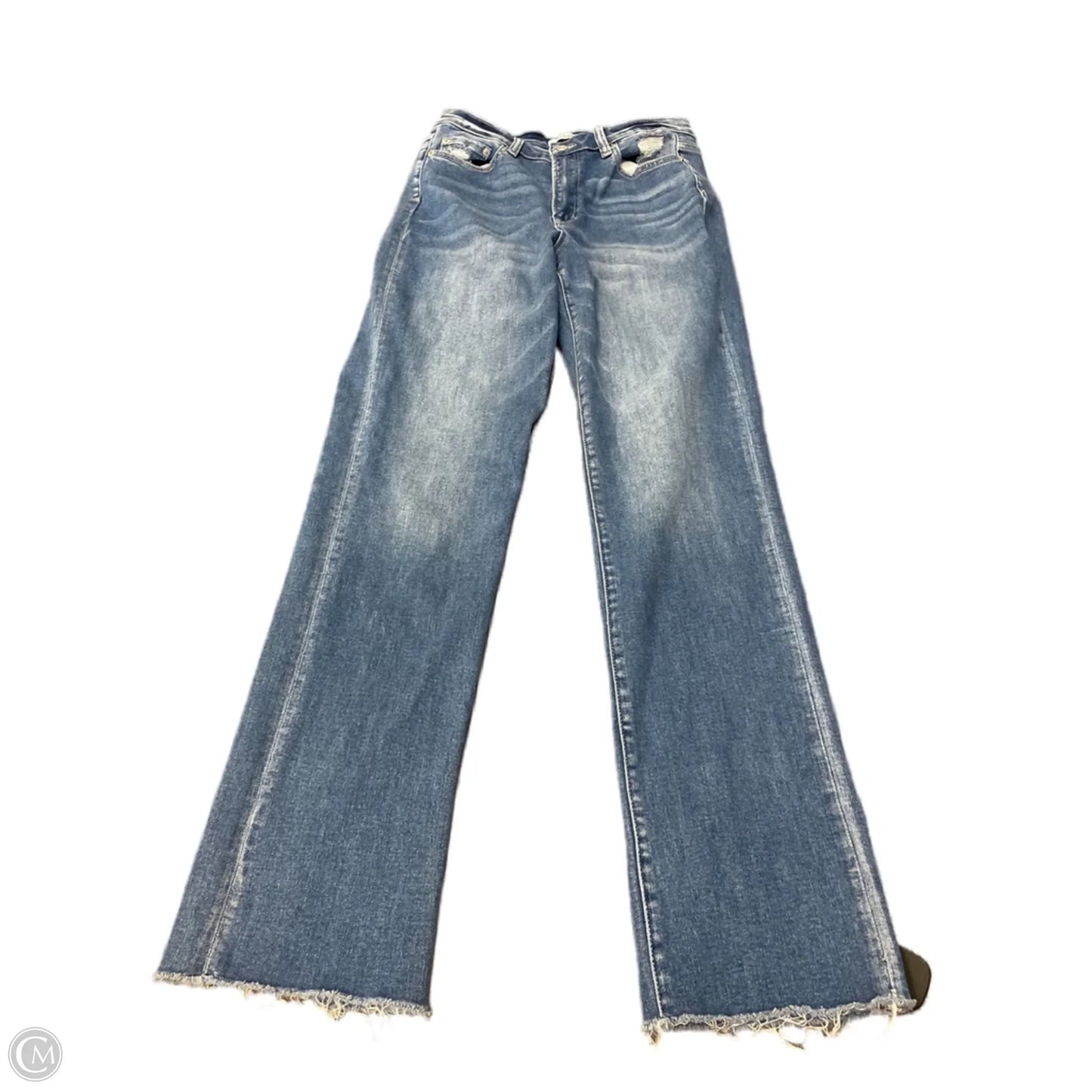 Jeans Straight By Zenana Outfitters In Blue, Size: 8
