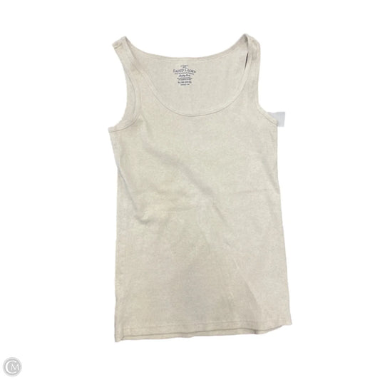 Tank Top By Faded Glory In Tan, Size: Xl