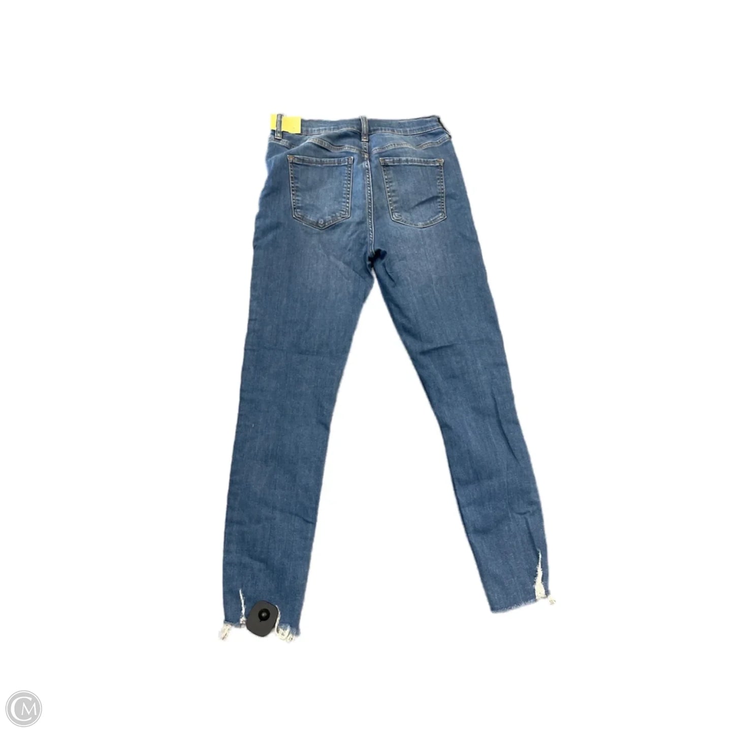 Jeans Skinny By Free People In Blue Denim, Size: 4