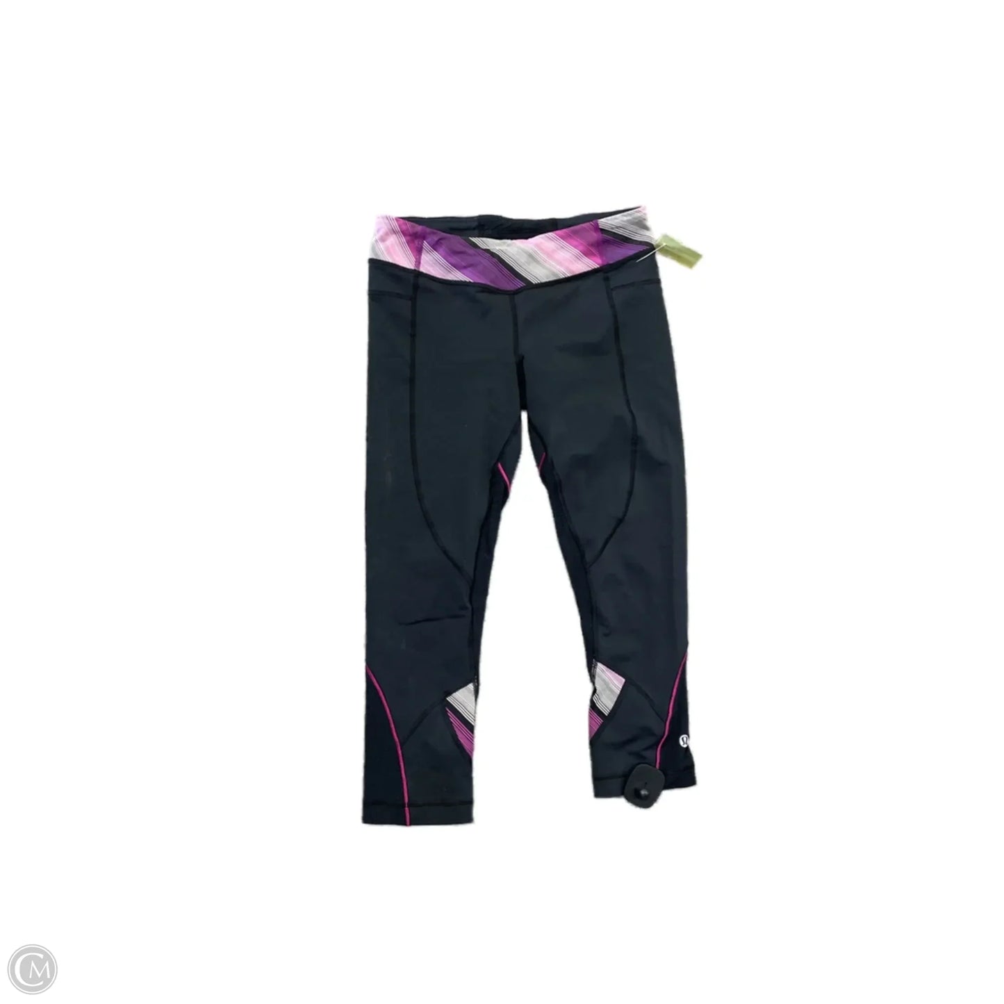 Athletic Leggings Capris By Lululemon In Black, Size: M