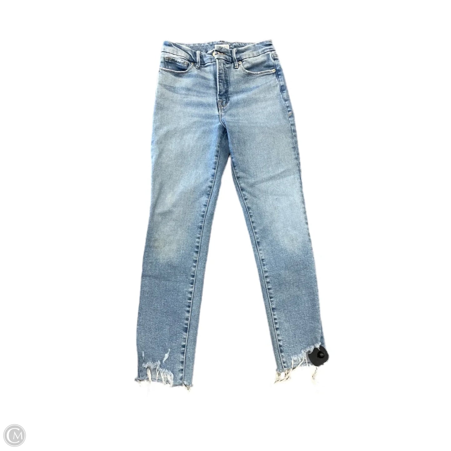 Jeans Straight By Good American In Blue, Size: 4