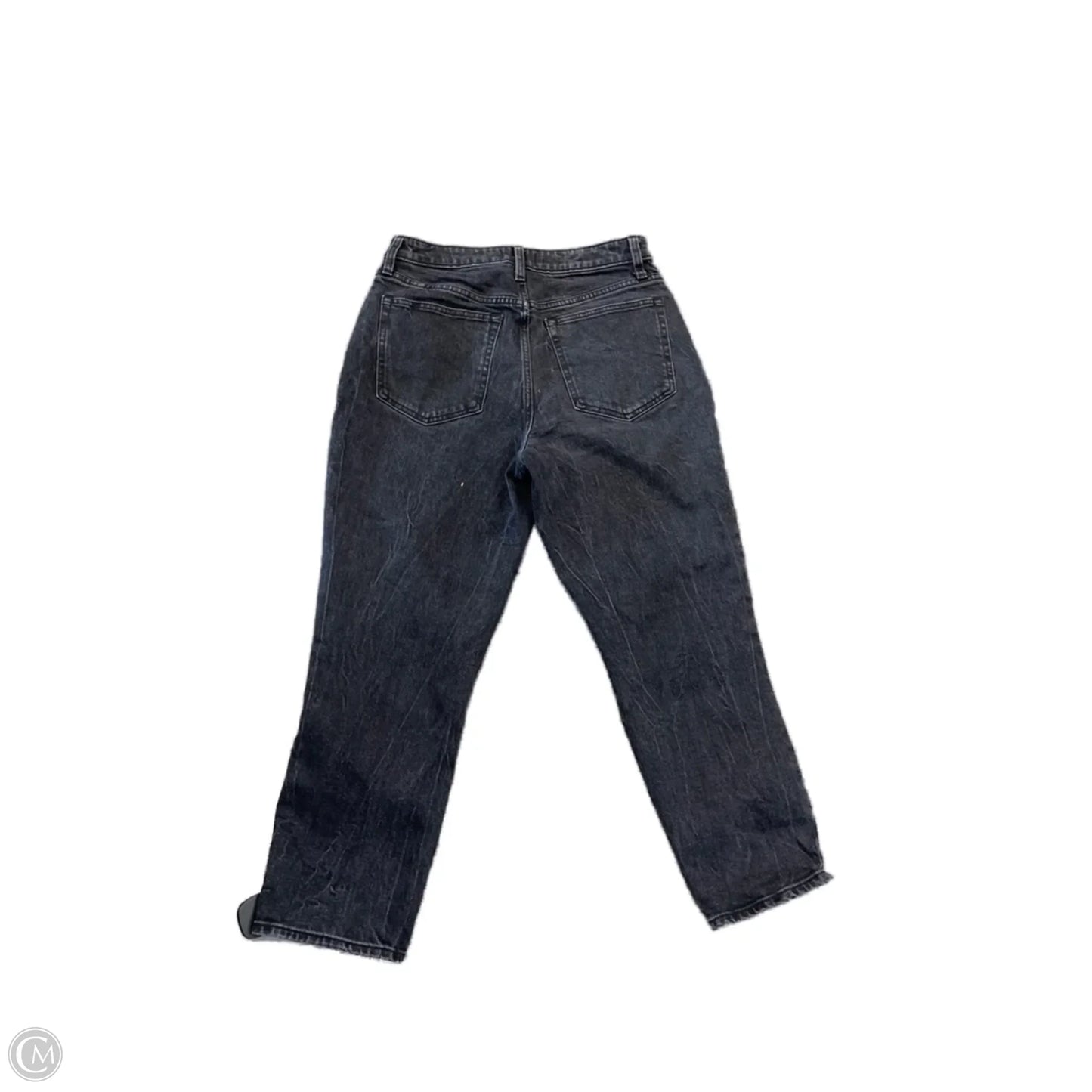 Jeans Straight By Abercrombie And Fitch In Black, Size: 6